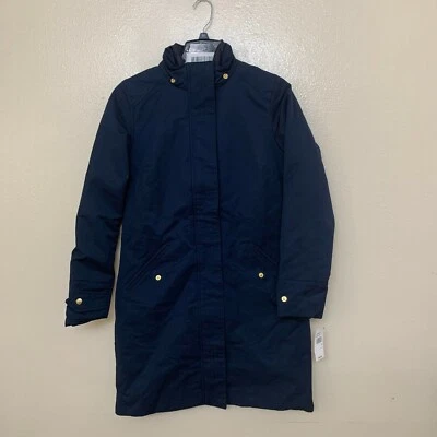 Chaqueta Parka Barbour Bute 4 EE. UU./Reino Unido 8 Impermeable Azul Marino LWB0569NY71 $400 Foto 1 de 4