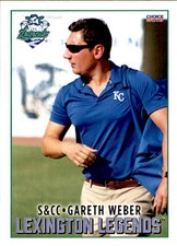 2019 Lexington Legends Choice #34 Gareth Weber Strength Coach Baseball Card
