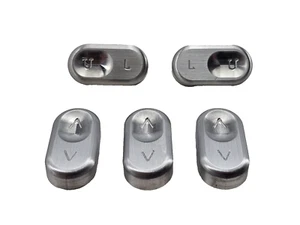 Se adapta a 87-93 FORD MUSTANG BILLET ALUMINIO CERRADURA VENTANA DESBLOQUEO JUEGO ACABADO SATINADO - Imagen 1 de 1