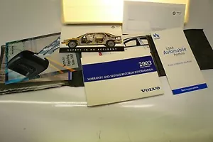Volvo S60 S60 2.4l owners manual and case with window sticker & other items - Picture 1 of 5