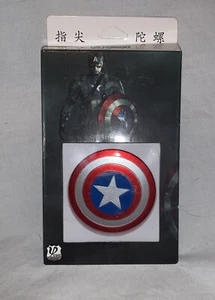 Marvel Metal Handheld Finger Fidget Spinner Stress Relief Captain America Shield - Picture 1 of 4