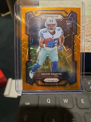 Deuce Vaughn #324 Orange Rookie Card 2023 Panini Prizm Football Cowboys RC - Image 1 of 2