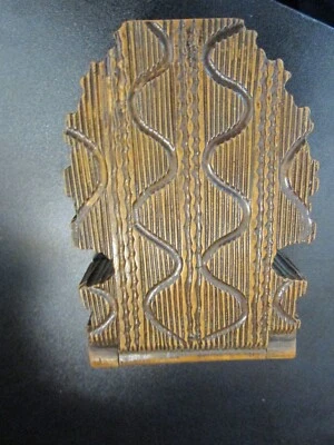 Antique/Vintage Different Black forest type pocket watch holder - Image 1 of 4