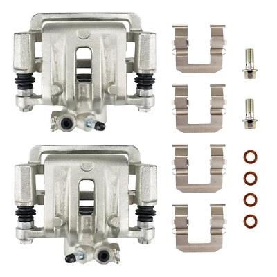 Pinzas de freno traseras izquierda derecha con par de soportes para GMC Terrain 2010 2011-2017 Foto 1 de 4