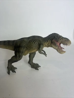 Фигурка динозавра Papo Tyrannosaurs Rex 2012 реалистичная с подвижной челюстью 12 дюймов - Изображение 1 из 4