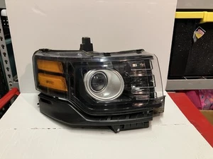 2009-2012 FORD FLEX HEADLIGHT ASSEMBLY passenger side XENON HID  black - Picture 1 of 7