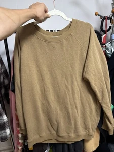 Jungmaven Hanfmischung Langarm American Made Tee Heather Brown Herren Größe L - Bild 1 von 4
