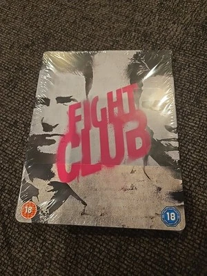 FIGHT CLUB Blu-ray Metalpak New Sealed UK Import Steelbook Region-Free Metalpack Foto 1 de 4