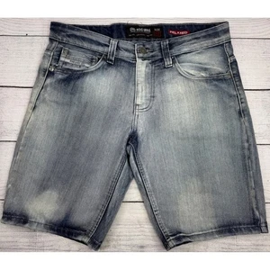 Ecko Unltd. para hombre Pantalones cortos de mezclilla talla 32 Rawthentic - Imagen 1 de 6