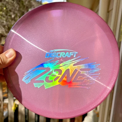 Discraft Z Line Zone Purple 175g Scaled Very Flat New - Image 1 of 4