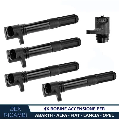 4X Bobina Accensione per FIAT PANDA,IDEA,PUNTO, GRANDE PUNTO 0.9 1.2 1.4 BAFT011 - Immagine 1 di 4
