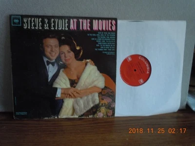 LAWRENCE, STEVE/EYDIE GORME Vinyl lp...AT THE MOVIES...COLUMBIA...VG/VG...'67 - Image 1 of 2