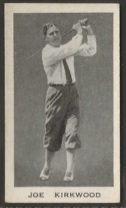 PHILLIPS OVERSEAS-AUSTRALIAN SPORTING CELEBS 1932-#07- GOLF - KIRKWOOD  - Picture 1 of 2
