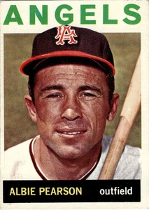 1964 Topps Vintage Baseball Card Albie Pearson Los Angeles Angels #110 - Picture 1 of 2