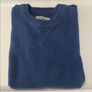 Express Pullover Kaschmirmischung Rundhals Blau Größe M - Bild 1 von 7
