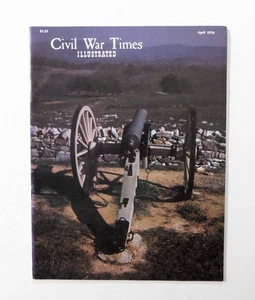 Civil War Times Illustrated Magazine April 1976 Confederate Diary Historical - Picture 1 of 4