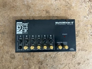 Midi man Multimixer 6 Channel Mixer |Used| Without Cord - Picture 1 of 3