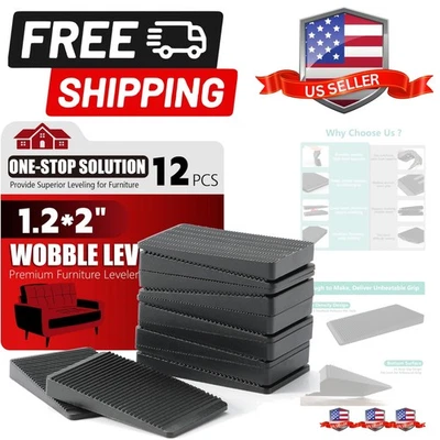 Kit de muebles 12 piezas variedad de tamaños | Cuña de goma multiusos para tarifa de nivelación... Foto 1 de 4