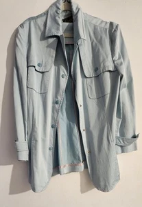 Cortavientos ligero azul vintage FENDY Roma talla XS. - Imagen 1 de 10