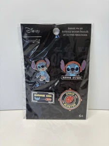 Loungefly X Disney Lilo And Stitch Gamer 4 Piece Pin Set - Picture 1 of 3