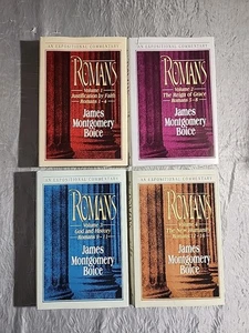 Romans: Volume 1-4: James Montgomery Boice: BRAND NEW-HARDCOVER-SEE PICS - Picture 1 of 9