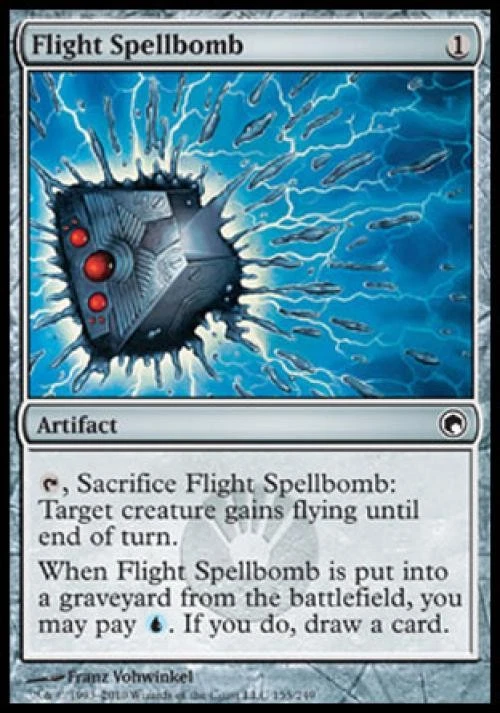 Flight Spellbomb -Foil Medium Play MTG Scars of Mirrodin - Image 1 of 1