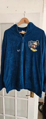 Disney Store Mickey Mouse Navy Fleece Pullover (XXL / XXG) - Image 1 of 4