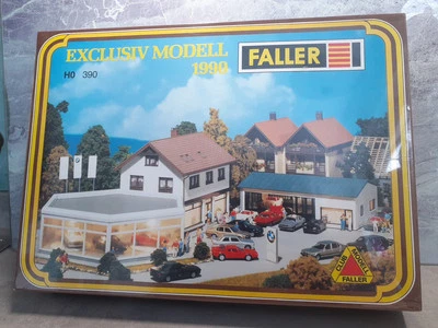 Faller H0 390 Exclusiv Modell BMW Autohaus Neu Noch Original Eingeschweißt OVP  - Bild 1 von 4
