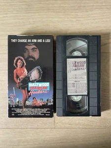 Hollywood Chainsaw Hookers VHS Tape 1987 Linnea Quigley Camp Video - Picture 1 of 6