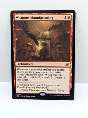 Weapons Manufacturing - Edge of Eternities - Enchantment - Rare - EOE 168 - - Image 1 of 2