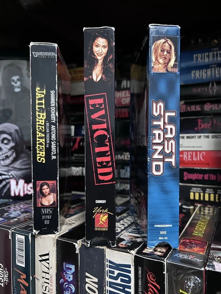 VHS Tape Lot — Jailbreakers / Evicted / Last Stand,  Rare Cult Indie Low Budget - Image 1 of 4