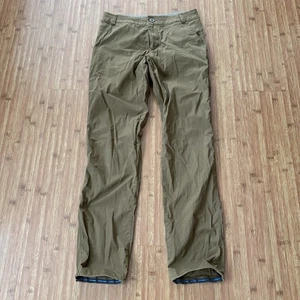 Kuhl Resistor Lite Chino Mens 32x34 Pants Brown Stretch Ankle Cords UPF Hiking - Picture 1 of 18