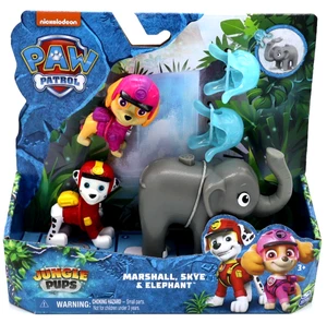Nickelodeon Paw Patrol Jungle Pups Marshall, Skye & Elephant Actionfiguren - Bild 1 von 4