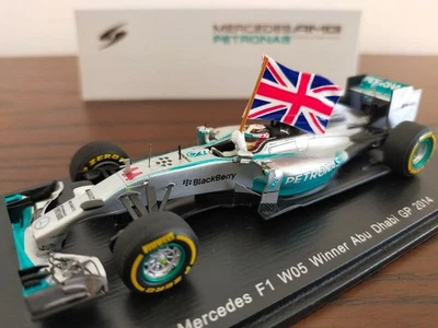 Modellino auto Spark 1/43 Mercedes F1 W05 Abu Dhabi GP 2014 Lewis Hamilton - Immagine 1 di 4