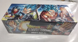 FACTORY SEALED DRAFT BOX 01 DRAGON BALL SUPER TCG card game anime 2017 BOD01 - Picture 1 of 1