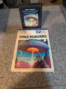 Atari 2600 Space Invaders mit Handbuch getestet Kombischiff - Bild 1 von 7
