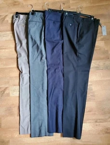 Pantalón de vestir Zanella Pn12 frente plano 35 hecho en Italia tela lana calidad caqui - Imagen 1 de 5