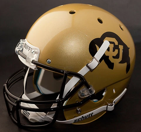 COLORADO BUFFALOES 1985-2004 Schutt AiR XP Authentic GAMEDAY Football Helmet Cover