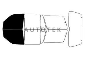 PreCut Film Front 2 Door Windows Any Tint Shade For Lincoln Navigator 1998-2002 - Foto 1 di 11
