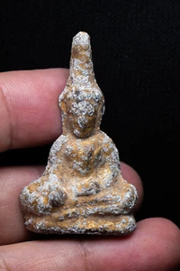 Phra Tha Kradan,Kru Si Sawat, Kanchanaburi Thai old Amulet Pendant Talisman - Picture 1 of 10