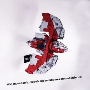 Supporto da parete per LEGO 75362 Ahsoka Tano’s T-6 Jedi Shuttle, solo montaggio a parete. - Foto 1 di 5