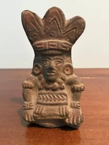 Vintage Clay Pottery Aztec Mexican Mayan Sculpture With Holding Chamber - Picture 1 of 6