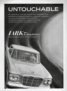 1963 Studebaker Lark Daytona unberührbar Original Druck Anzeige - Bild 1 von 1