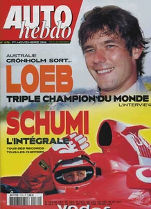 AUTO HEBDO n°1570 01/11/2006 WRC Australie Loeb Schumacher Volvo C5 - Imagen 1 de 1