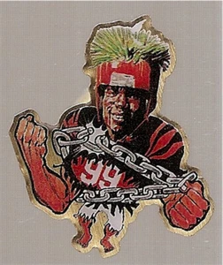 Dan Wilkinson "Monsters Of The Gridiron" Football Button Pin- Cincinnati Bengels - Picture 1 of 1