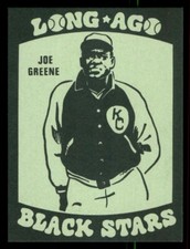 1978 Laughlin Long Ago Black Stars Baseball #13 Joe Greene NM/MT