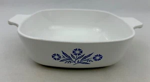 Corning Ware Blue Cornflower Vintage 1 Quart Casserole Dish P-1-B USA No Lid - Picture 1 of 10