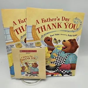 Fathers Day Thank You Book Set Audio CD Paperback Read Aloud Nolan - Foto 1 di 7