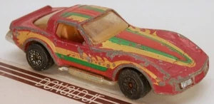 Kenner Fast 111's JET VET Maroon Custom Chevy Corvette C3 MISSOURI Plate - Picture 1 of 2