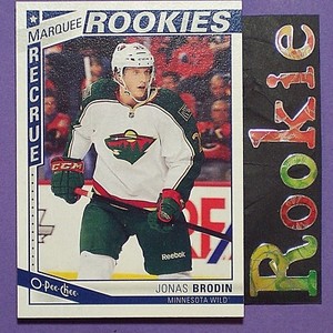 JONAS BRODIN  RC  2013/14  O-Pee-Chee  Marquee  ROOKIES  #576  Minnesota Wild
